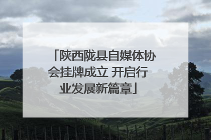 陕西陇县自媒体协会挂牌成立 开启行业发展新篇章