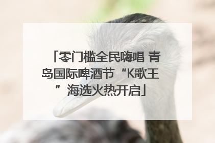 零门槛全民嗨唱 青岛国际啤酒节“K歌王”海选火热开启