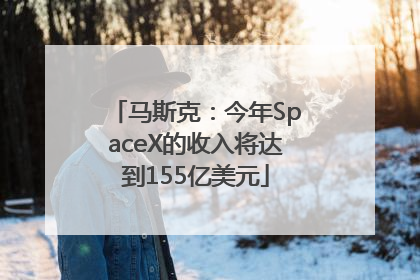 马斯克：今年SpaceX的收入将达到155亿美元