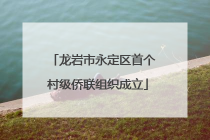 龙岩市永定区首个村级侨联组织成立