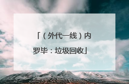 （外代一线）内罗毕：垃圾回收