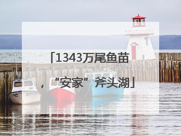 1343万尾鱼苗，“安家”斧头湖