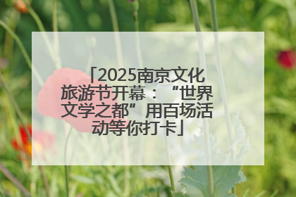 2025南京文化旅游节开幕：“世界文学之都”用百场活动等你打卡