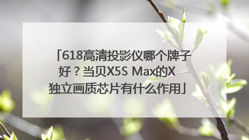 618高清投影仪哪个牌子好？当贝X5S Max的X独立画质芯片有什么作用